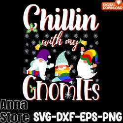 chillin with my gnomies svg,lgbt svg bundle,lesbian svg , gay svg, bisexual svg, transgender svg, queer svg,pride svg,qu