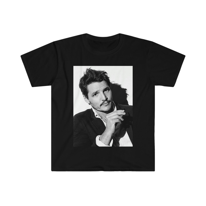 Pedro Pascal Portrait TShirt, Last of Us Tee, Gift Shirt - 1.jpg