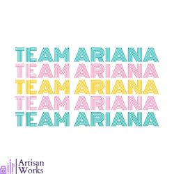 team ariana vanderpump rules summer svg cutting digital file