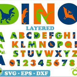 dinosaur font svg layered, dinosaur name svg, dinosaur letters svg, dinosaur cricut, baby font svg, dinosaur shirt svg