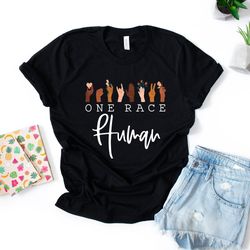 black lives matter t shirt, say no to discrimination racism, anti racism top, slogan t shirt, equal rights shirt, activi