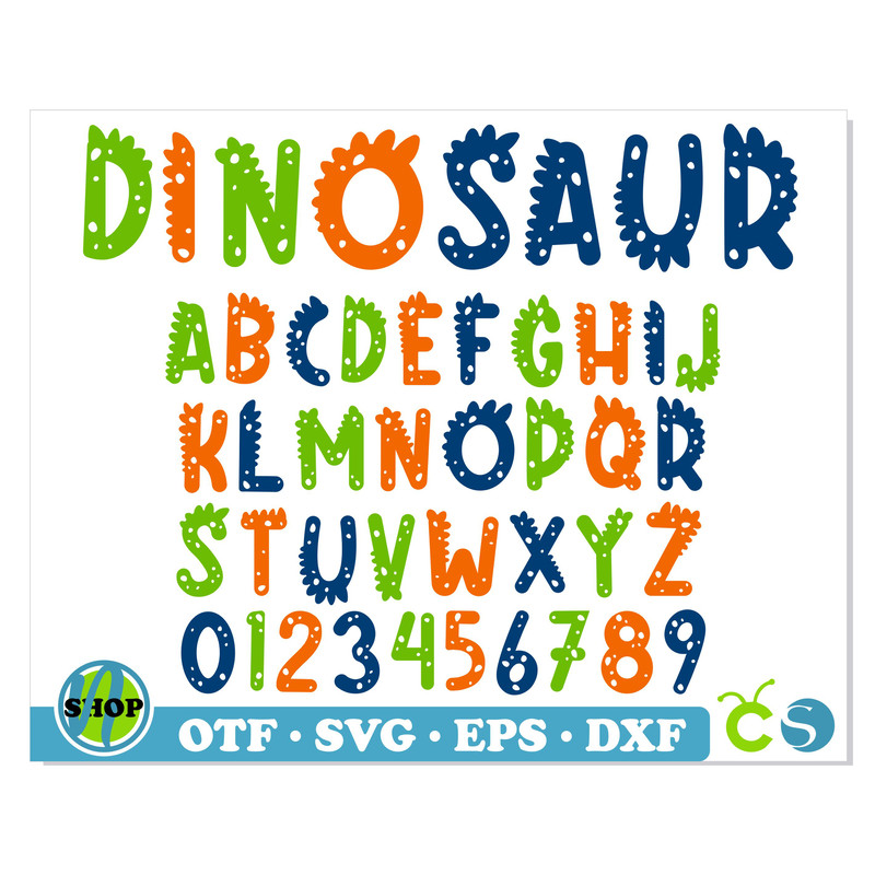 Dinosaur font ttf svg 1.jpg