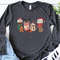 Christmas Gingerbread Coffee Shirt, Christmas Long Sleeve Tee, Coffee Lover gift, Latte drink Crewneck, women Xmas Holiday sweatshirt - 3.jpg