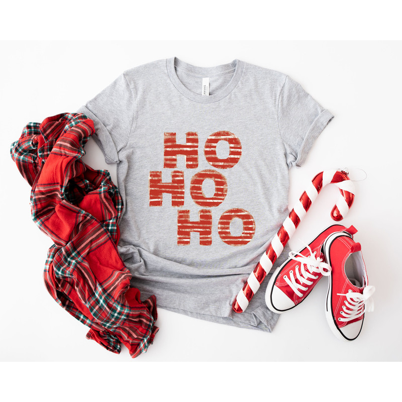 Christmas Ho Ho Ho Shirt, Christmas Women Shirt, Christmas Graphic Tee, Retro Christmas, Xmas Shirt, Santa Ho Ho Ho T shirt - 4.jpg