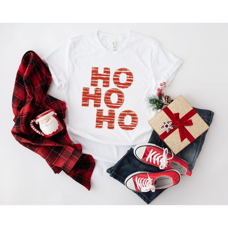 Christmas Ho Ho Ho Shirt, Christmas Women Shirt, Christmas Graphic Tee, Retro Christmas, Xmas Shirt, Santa Ho Ho Ho T shirt - 7.jpg