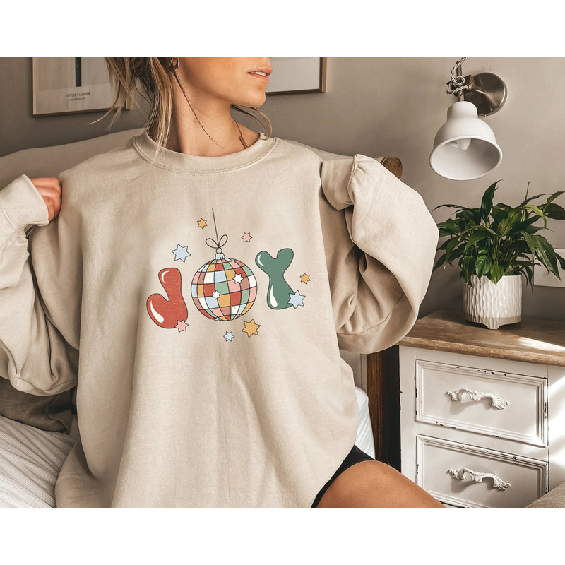 Christmas Sweatshirt, Holiday Sweatshirt, Joy Sweatshirt, Christmas Shirt, Winter Sweatshirt, Womens Shirt, Joy Shirt, Unisex Fit - 4.jpg