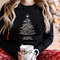 Christmas Tree Long Sleeve Shirt, Merry & Bright Shirt, Long Sleeve Shirt for Women, Crewneck pullover Sweater, cute Winter Holiday Tees - 5.jpg