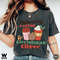 Comfort Colors Fueled by coffee and christmas cheer, Christmas t-shirt, Retro Xmas holiday apparel, Christmas Shirts, Retro christmas - 5.jpg