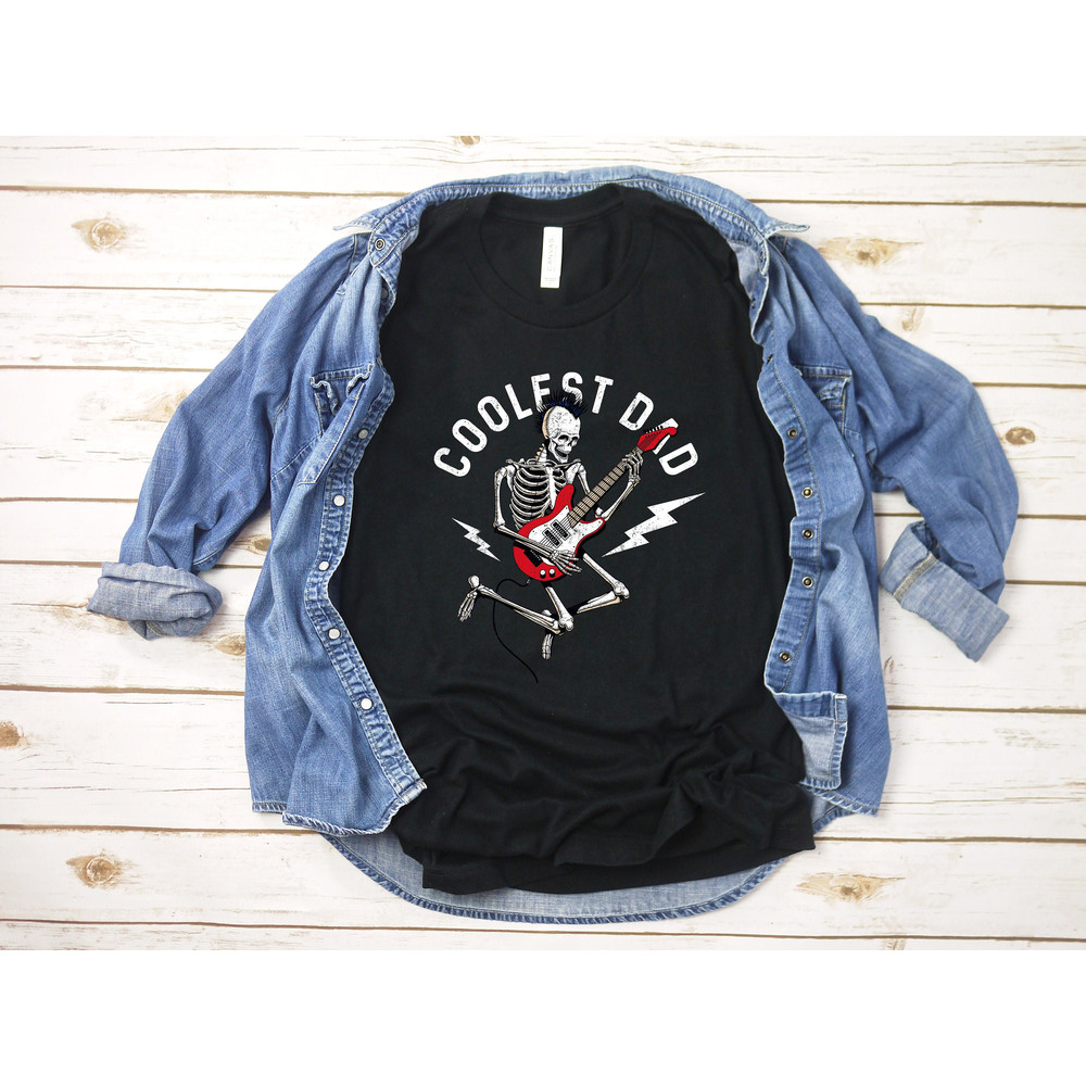 Cool Dad Shirt, Funny Dad Shirt, Guitar Dad Tee, Musician Dad Gift, Father's Day Shirt, Dad Birthday Gift, Daddy Shirt Gift - 1.jpg