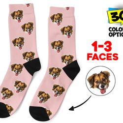 Custom Face Socks, Personalized Photo Socks, Picture Socks, Face on Socks, Customized Funny Photo Gift For Her, Him or B