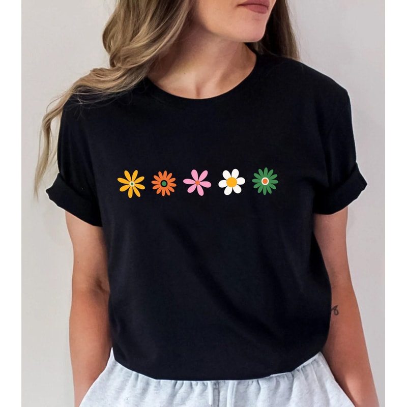 Daisy Women's Shirt, Wildflower Shirt, Spring Tee, Daisy Lover Shirt, Daisy Gift Shirt, Daisy Flower Tee, Vacation Gift Shirt,Mother Day Tee - 8.jpg