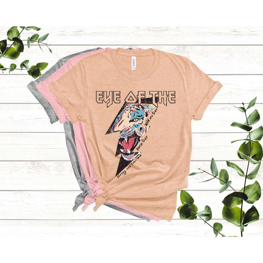 Eye of the tiger t-shirt - tiger t-shirt - Women's shirt - Cute t-shirt - Gift for her - 5.jpg