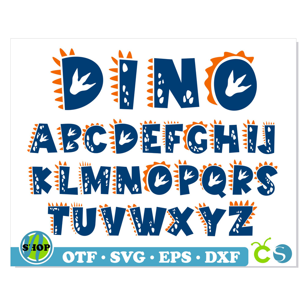 Dinosaur Font Bundle 2.jpg