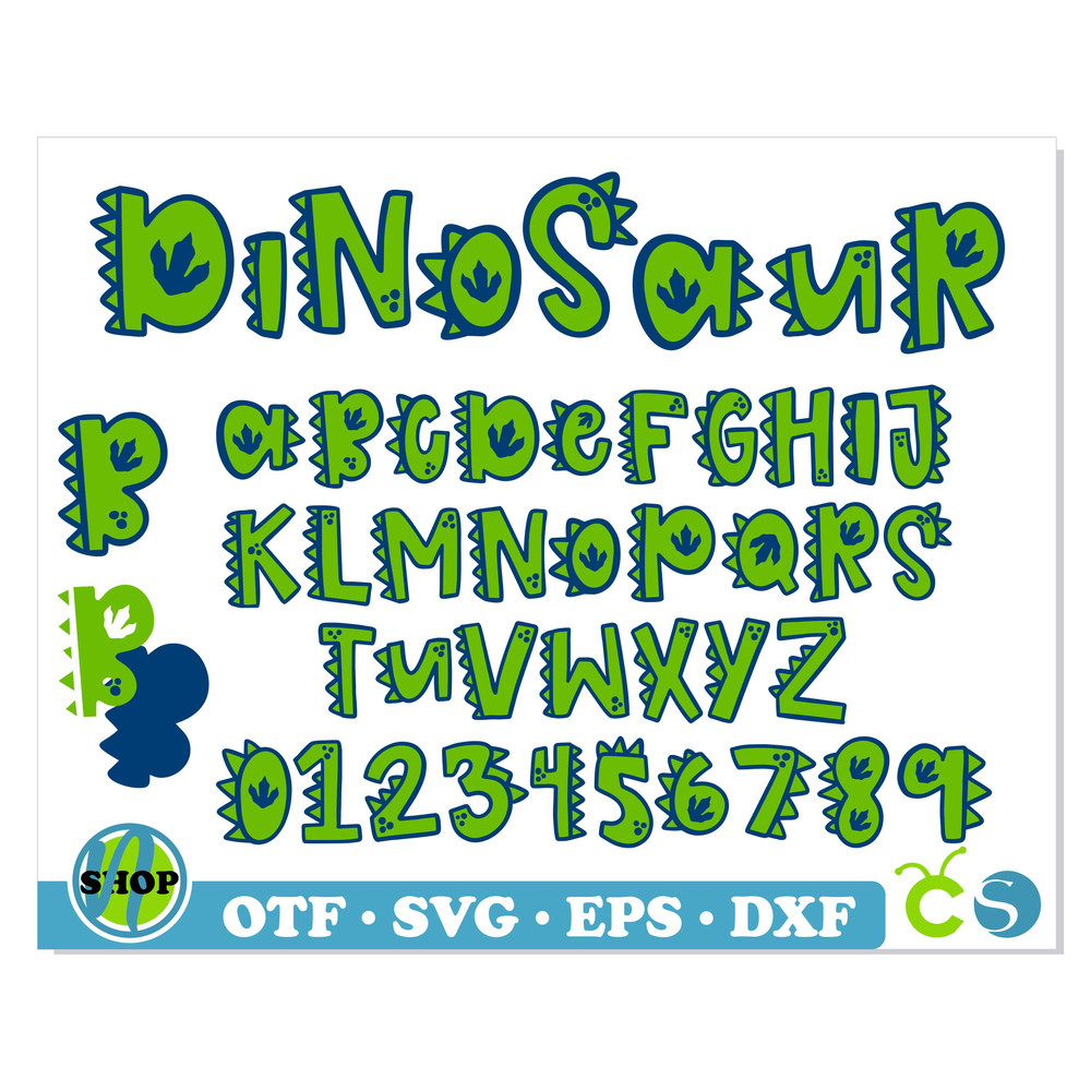 Dinosaur Font Bundle 3.jpg