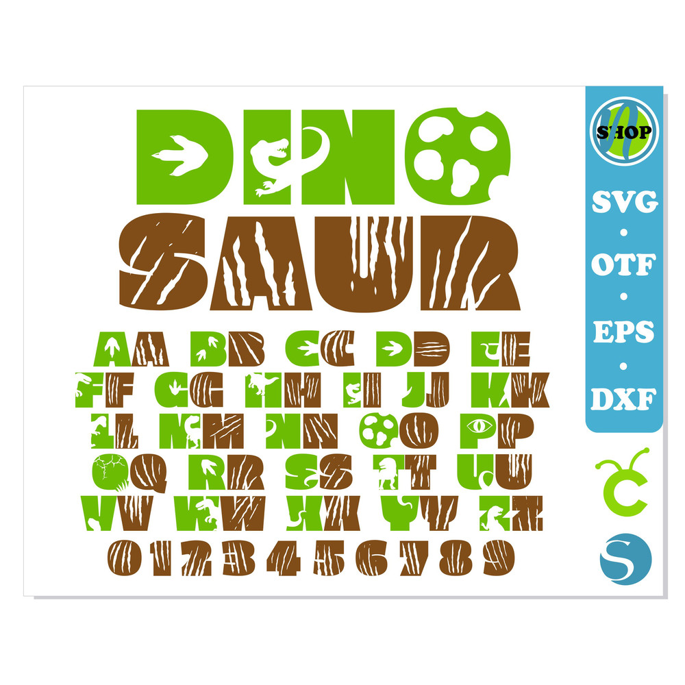 Dinosaur Font Bundle 6.jpg