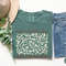Flower Shirt, Gift For Her, Oversized Aesthetic Tee, Floral Graphic Tee, Live Laugh Love Shirt, Womens Wildflower T-shirt - 6.jpg