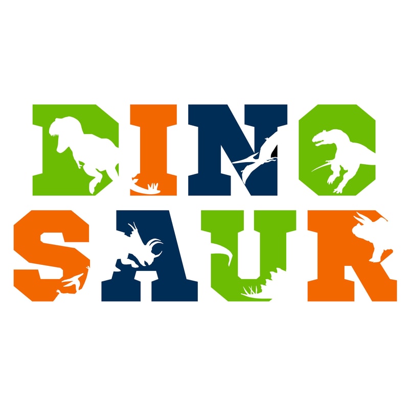 Dinosaur Silhouette Font svg 2.jpg