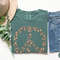 Hippie Peace Sign Shirt, Boho Peace Oversized Tee, Floral Peace Symbol, Wildflowers T-Shirt, Peace Symbol Shirt, Graphic Tees For Women - 5.jpg