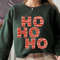 HO HO HO Sweatshirt, Merry Christmas Tree Hoodie, Unisex Adult Funny Holiday shirt, Vintage Merry and Bright Xmas Crew tee - 2.jpg