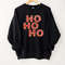 HO HO HO Sweatshirt, Merry Christmas Tree Hoodie, Unisex Adult Funny Holiday shirt, Vintage Merry and Bright Xmas Crew tee - 3.jpg