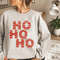 HO HO HO Sweatshirt, Merry Christmas Tree Hoodie, Unisex Adult Funny Holiday shirt, Vintage Merry and Bright Xmas Crew tee - 5.jpg