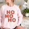 HO HO HO Sweatshirt, Merry Christmas Tree Hoodie, Unisex Adult Funny Holiday shirt, Vintage Merry and Bright Xmas Crew tee - 8.jpg