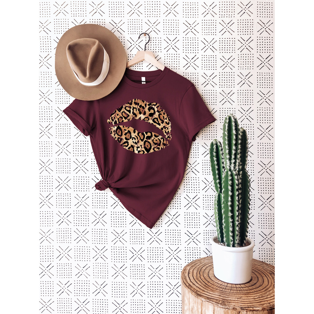 Leopard Lips - Lips Shirt, Mom shirt, Mom life, Cougar shirt, Leopard print, Lucious Lips shirt, Cheetah Print, Red Lips - 5.jpg