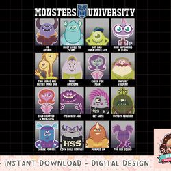 Disney Pixar Monsters University Class Photos png, instant download, digital print png, instant download, digital print
