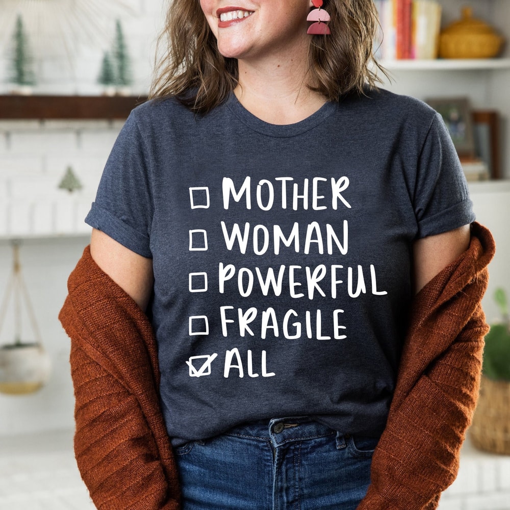 Mom Crewneck Shirt Gift, Mama Print Tshirt, Mama T-Shirt, Mothers day, Gift for New Mom, Mom Life Shirt, Mama Shirt, Gift for Her - 3.jpg