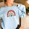 Rainbow Christmas Sweatshirt, Merry & Bright Shirt, Women Christmas Gift Idea, Trendy Christmas Rainbow Sweatshirt, Women Christmas Rainbow - 9.jpg