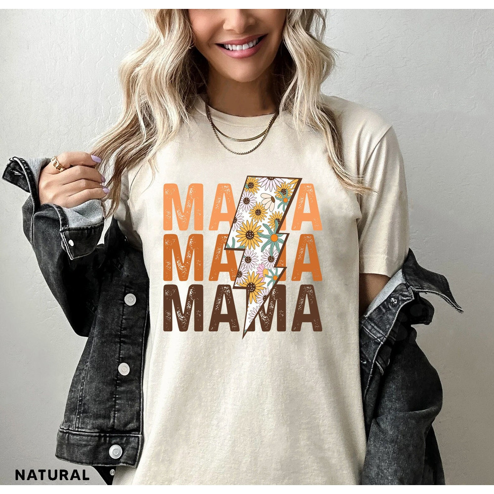 Retro Vintage Mama Shirt, Hippie Mama Shirt, Mom Life Shirt,Girl Mama Shirt, Motherhood Shirt, Cute Mom Shirt,Mothers Day Gift,Mama T-shirt - 1.jpg