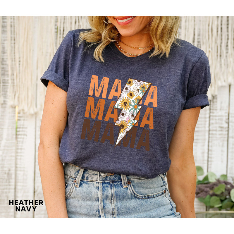 Retro Vintage Mama Shirt, Hippie Mama Shirt, Mom Life Shirt,Girl Mama Shirt, Motherhood Shirt, Cute Mom Shirt,Mothers Day Gift,Mama T-shirt - 5.jpg