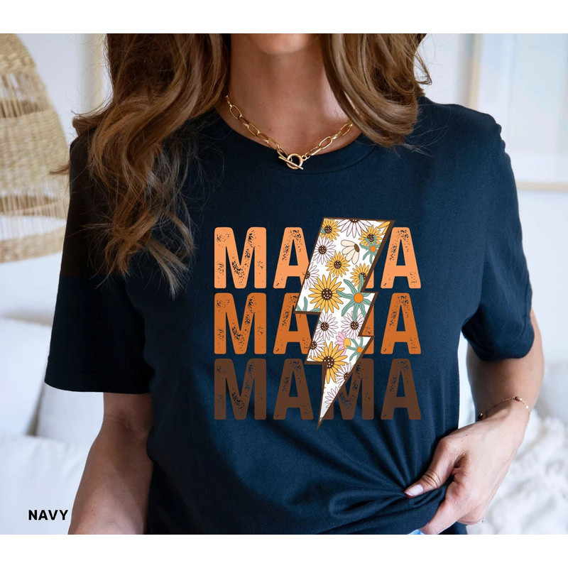 Retro Vintage Mama Shirt, Hippie Mama Shirt, Mom Life Shirt,Girl Mama Shirt, Motherhood Shirt, Cute Mom Shirt,Mothers Day Gift,Mama T-shirt - 7.jpg
