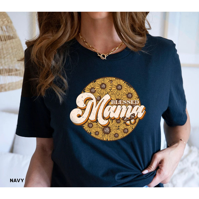 Retro Vintage Mama Shirt, Sunflower Mama Shirt, Mom Life Shirt,Girl Mama Motherhood Shirt, Cute Mom Shirt,Mothers Day Gift - 4.jpg