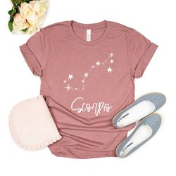 scorpio shirt, scorpio zodiac shirt, scorpio gift, scorpio birthday gift, scorpio zodiac, scorpio astrology gift, scorpi