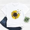 Sunflower - Sunflower Shirt, Leopard Floral Tee Shirt, Leopard Butterfly Flower Shirt, Garden Shirt, Sunflower Tshirt, Sunflower Shirts - 5.jpg