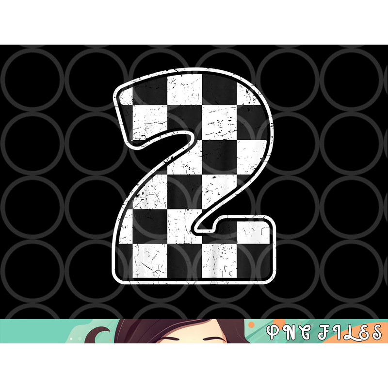 Kids Birthday Boy 2 Two Race Car 2nd Birthday Racing Car Flag png, digital download copy.jpg