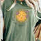 Think Happy Thoughts, Sunflower Tee, Wildflower Tshirt, Oversized Boho Shirt, Floral Tshirt, Gift for Women, Ladies Shirts, Best Friend - 1.jpg