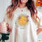 Think Happy Thoughts, Sunflower Tee, Wildflower Tshirt, Oversized Boho Shirt, Floral Tshirt, Gift for Women, Ladies Shirts, Best Friend - 2.jpg