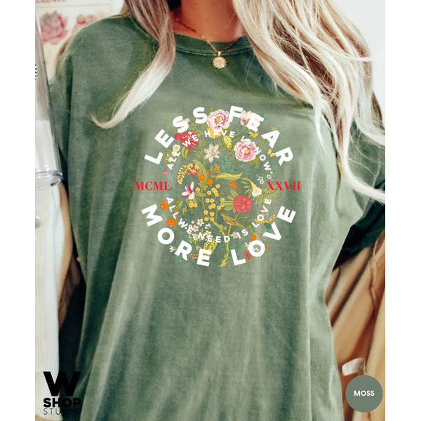 Wildflower Tshirt, Wild Flowers Oversized Tee, Floral Tshirt, Flower Shirt, Gift for Women, Ladies Shirts, Best Friend Gift - 6.jpg