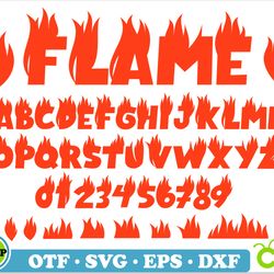flame font svg bundle | flame font svg, fire font otf, flame fire svg, fire font svg cricut, fire letters svg cricut cut