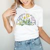 Wildflower Tshirt, Wild Flowers Shirt, Floral Tshirt, Flower Shirt, Gift for Women, Ladies Shirts, Best Friend Gift - 6.jpg