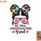 Lil Miss Kindergarten Grad Graduation Messy Bun Girls Kids png, digital download copy.jpg