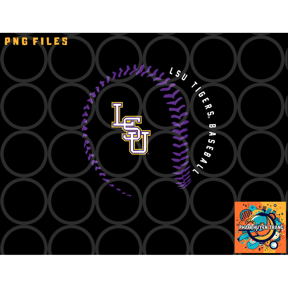 LSU Tigers Baseball Fastball Gray Officially Licensed V-Neck png, digital download copy.jpg