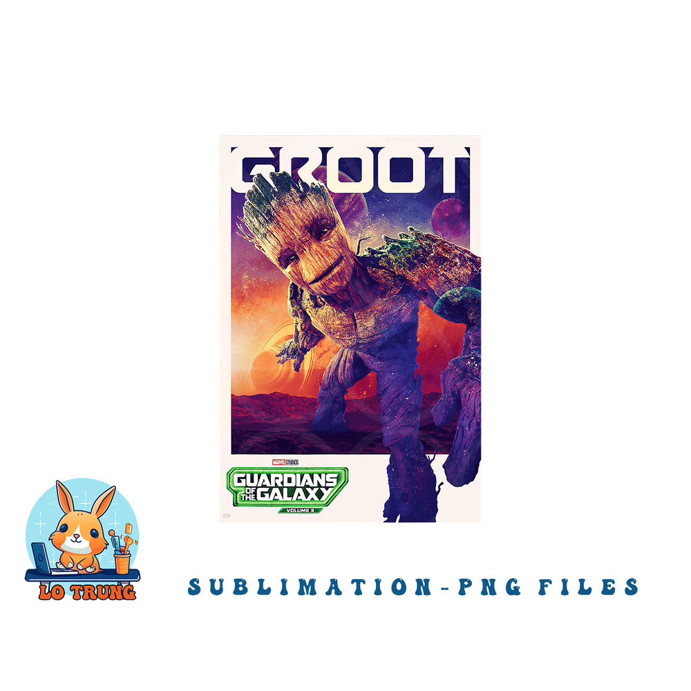 Marvel Guardians of the Galaxy Volume 3 Groot Poster png, digital download copy.jpg
