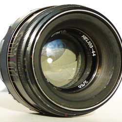 Helios-44 2/58 USSR black lens for SLR M39 mount BelOMO Zenit 8 blades