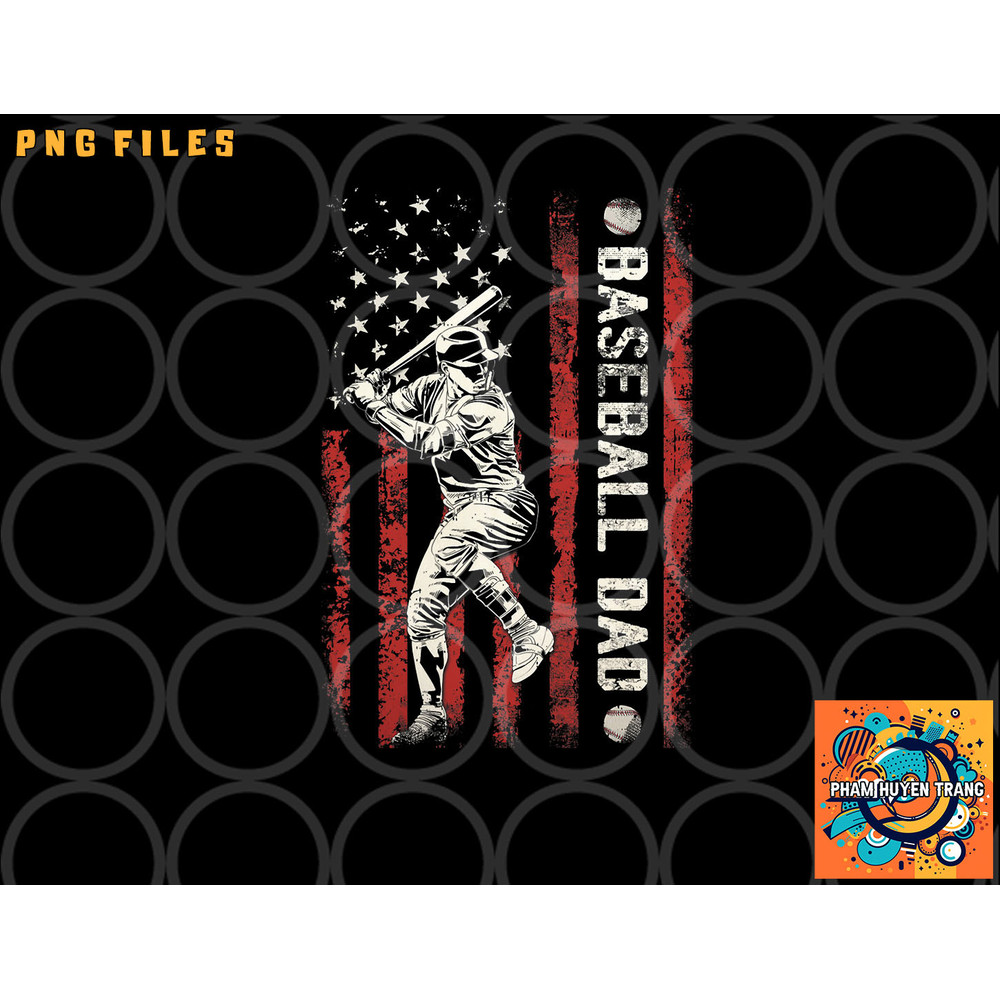 Mens Baseball Dad Flag Gifts Dad Men Baseball Fathers Day png, digital download copy.jpg