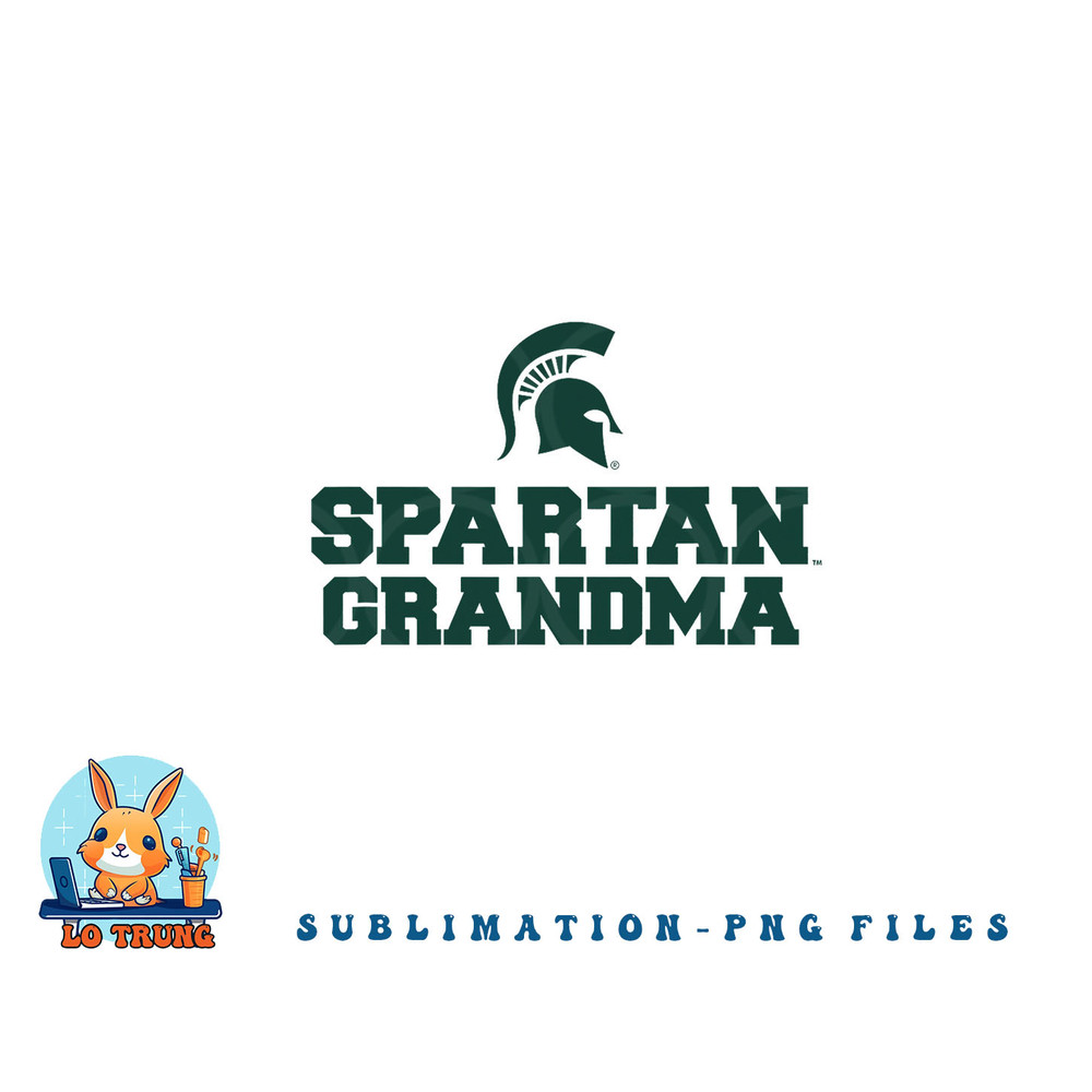 Michigan State MSU Spartans Spartan Grandma png, digital download copy.jpg
