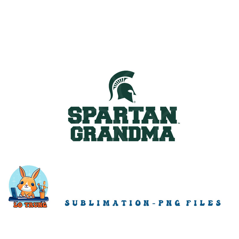 Michigan State MSU Spartans Spartan Grandma png, digital download copy.jpg