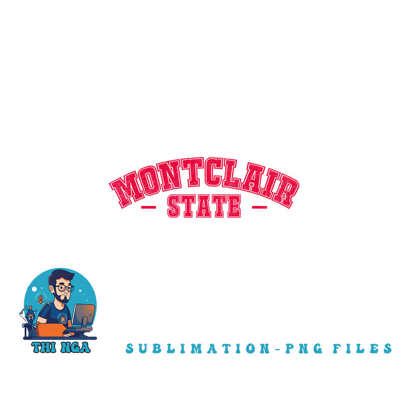 Montclair State University Vintage Apparel Gift Men Women png, digital download copy.jpg